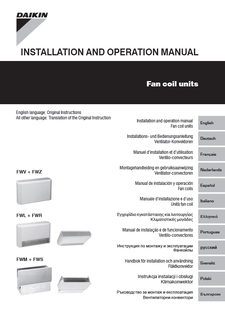 FWV, FWZ, FWL, FWR, FWM, FWS_Installation and operation manuals_4PW17548-7 download